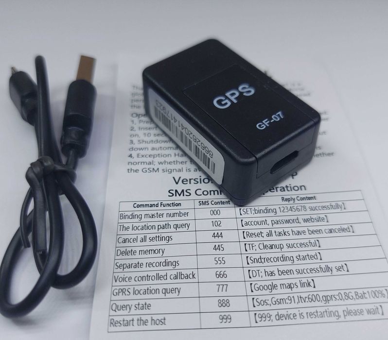 GF-07 Трекер для поиска координат, GPS-трекер, аудио микрофон 3-в-1
