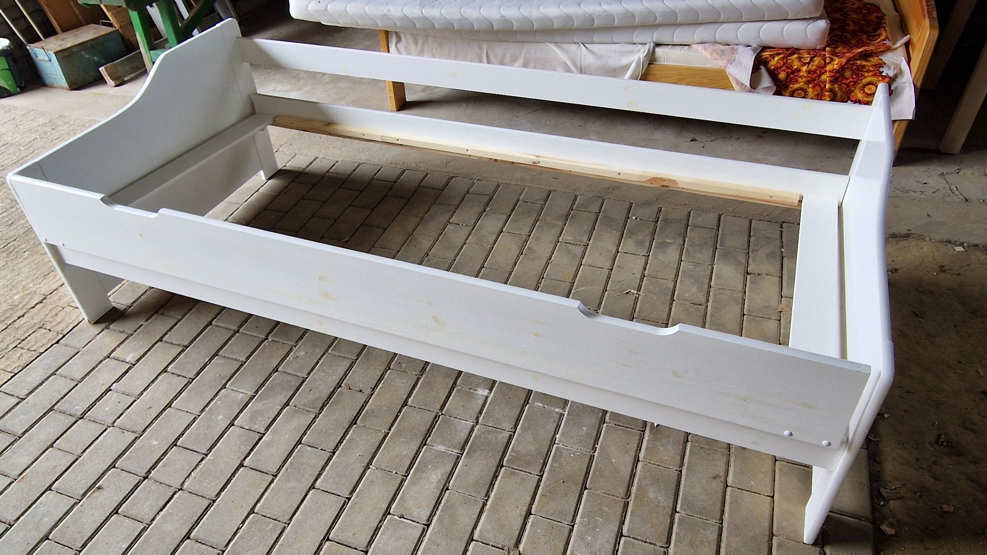 Łóżko dziecięce drewniane podwójne Mogano 90x200 cm