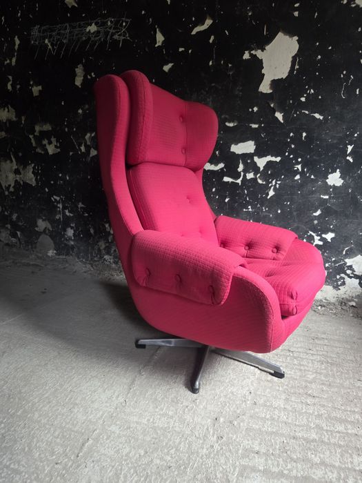 Fotel obrotowy up zavody  Rousinov vintage 60 prl Czechosłowacja