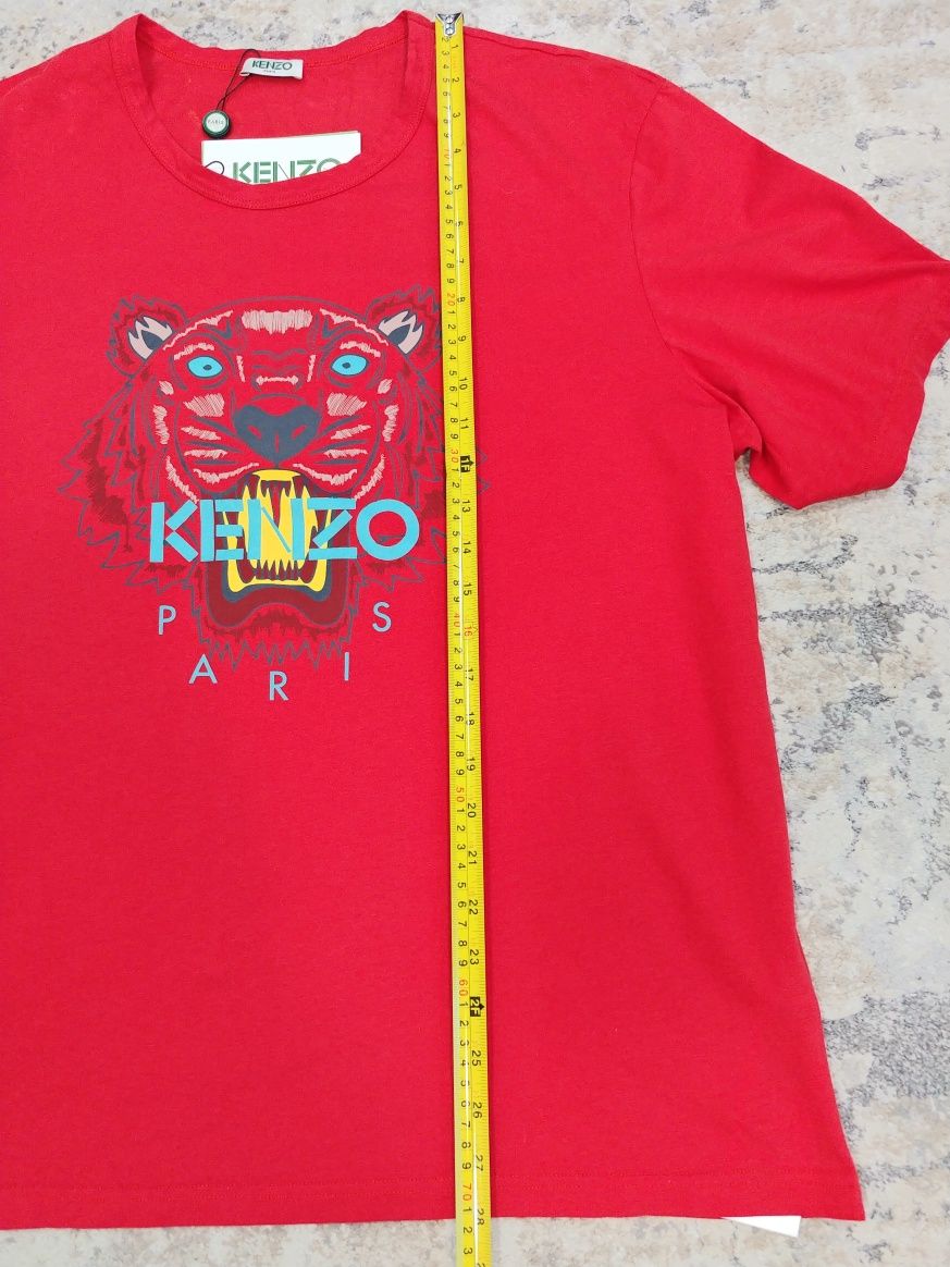 T-shirt czerwony Kenzo