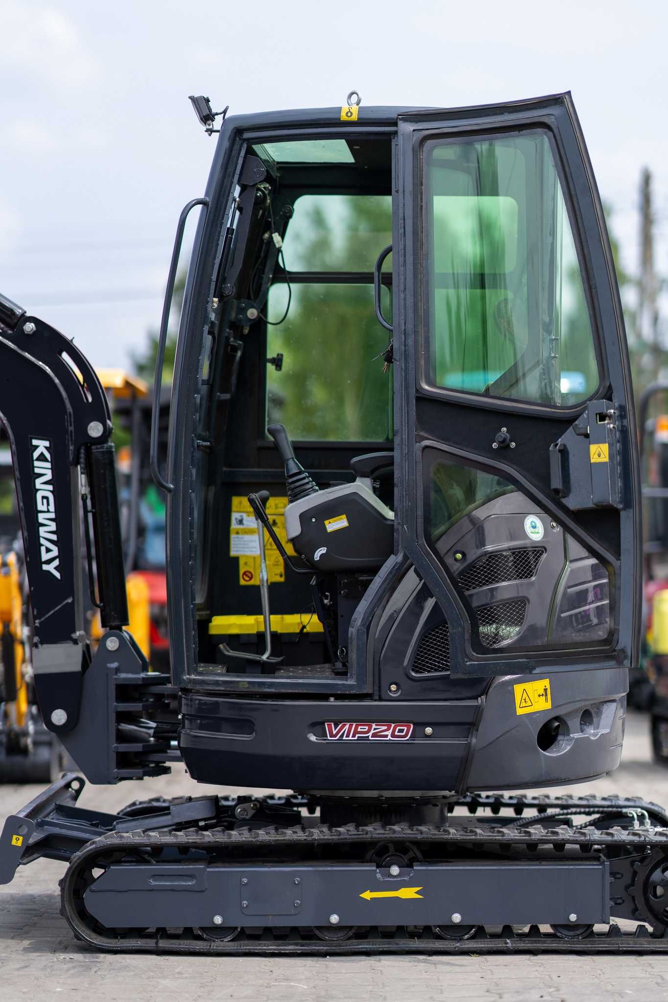 Minikoparka Kingway ViP20 Laidong Engine 2000kg Osprzęt w zestawie