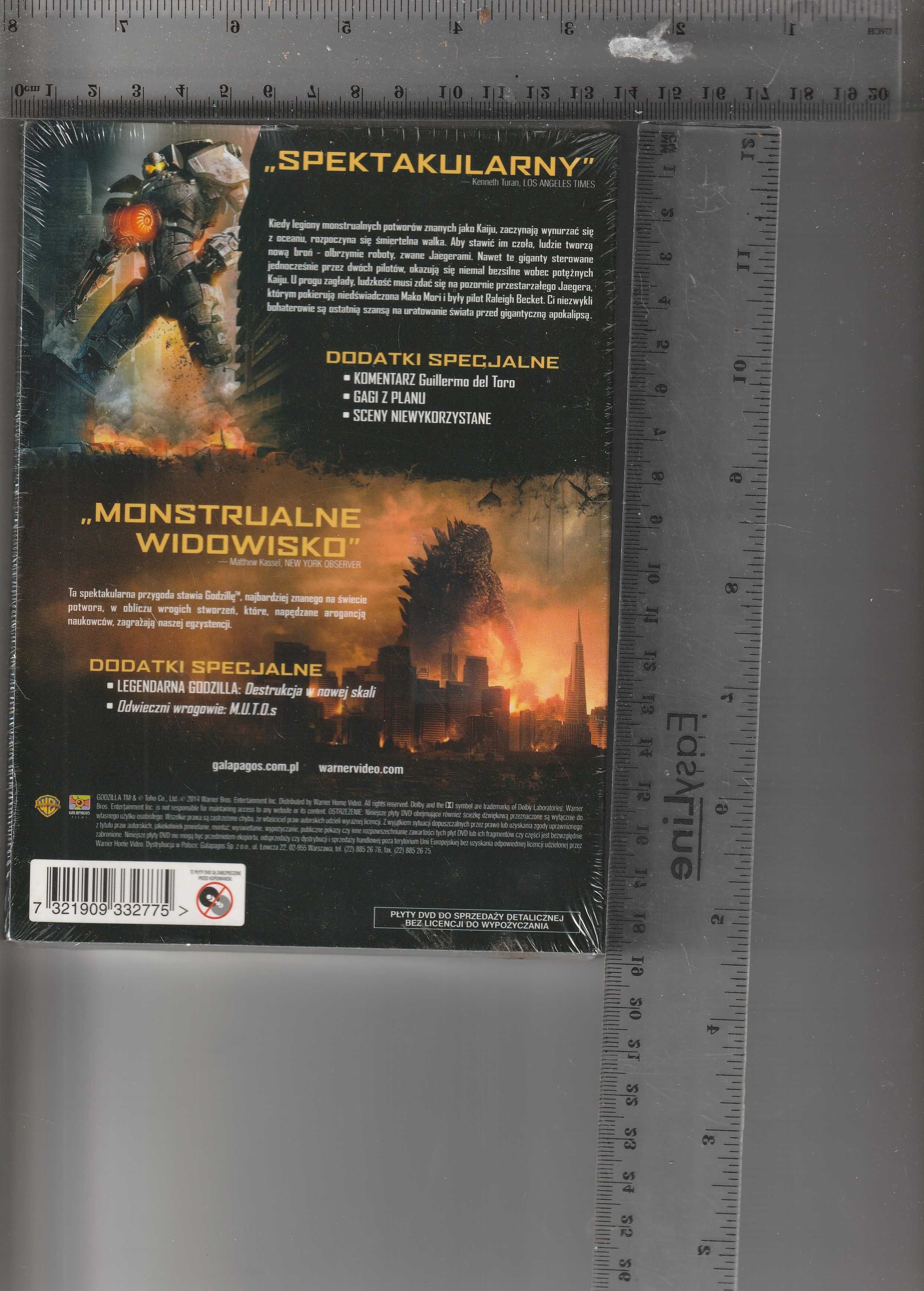 Pakiet filmów Godzilla/Pacific Rim DVD