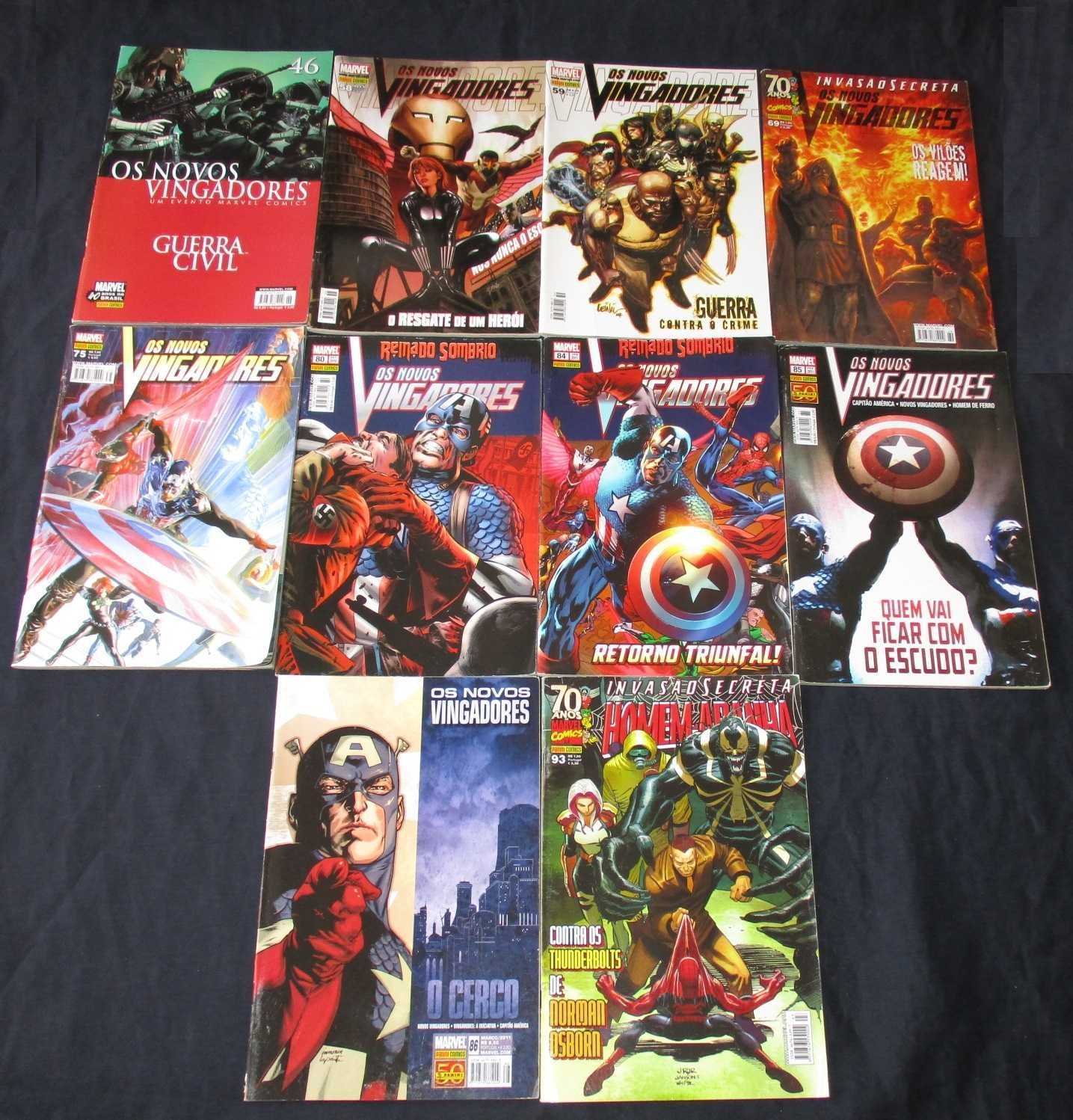 Livros BD Novos Vingadores Marvel Comics Panini