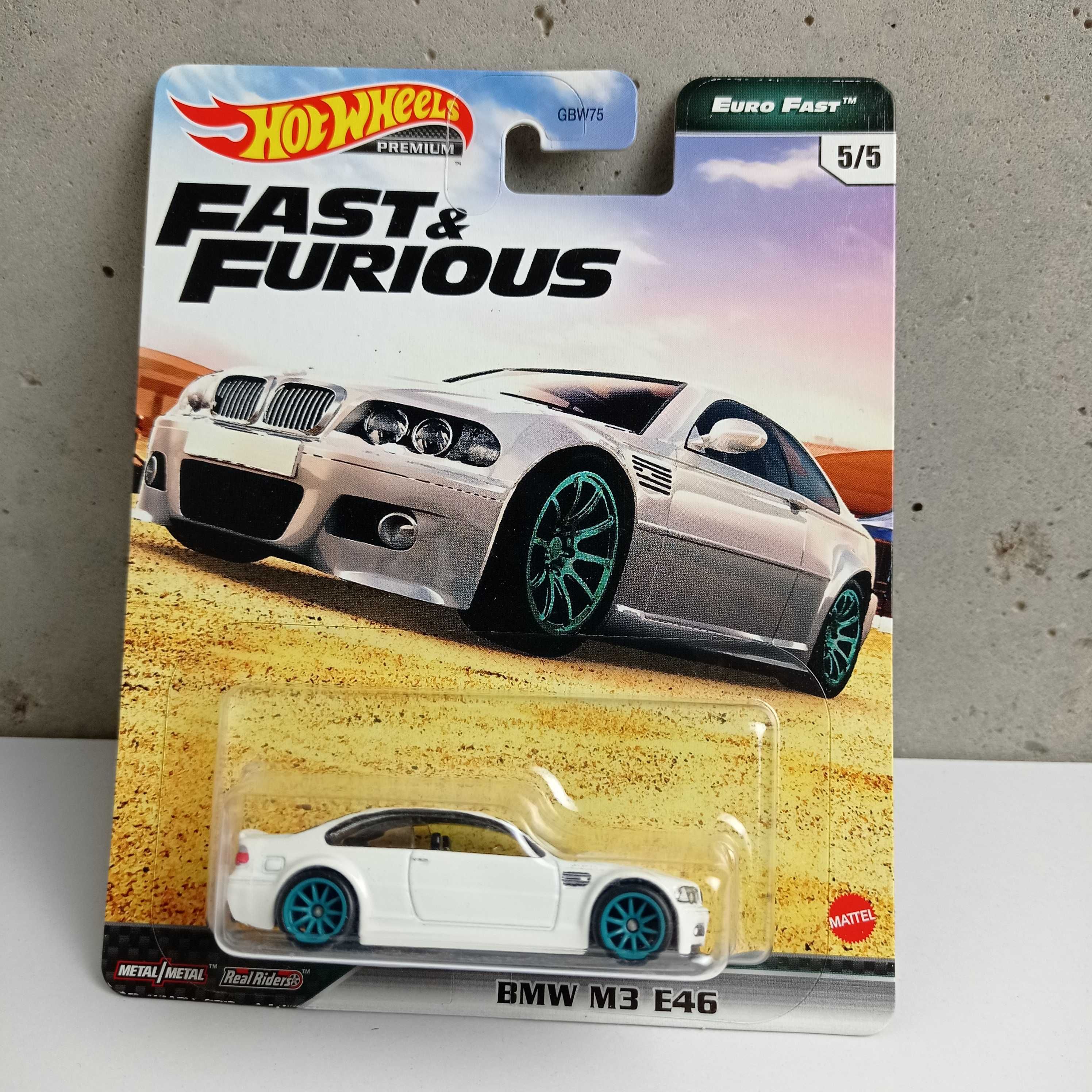 Машинка Premium Hot Wheels BMW M3 E46 Fast & Furious GPK52 Хот Вілс