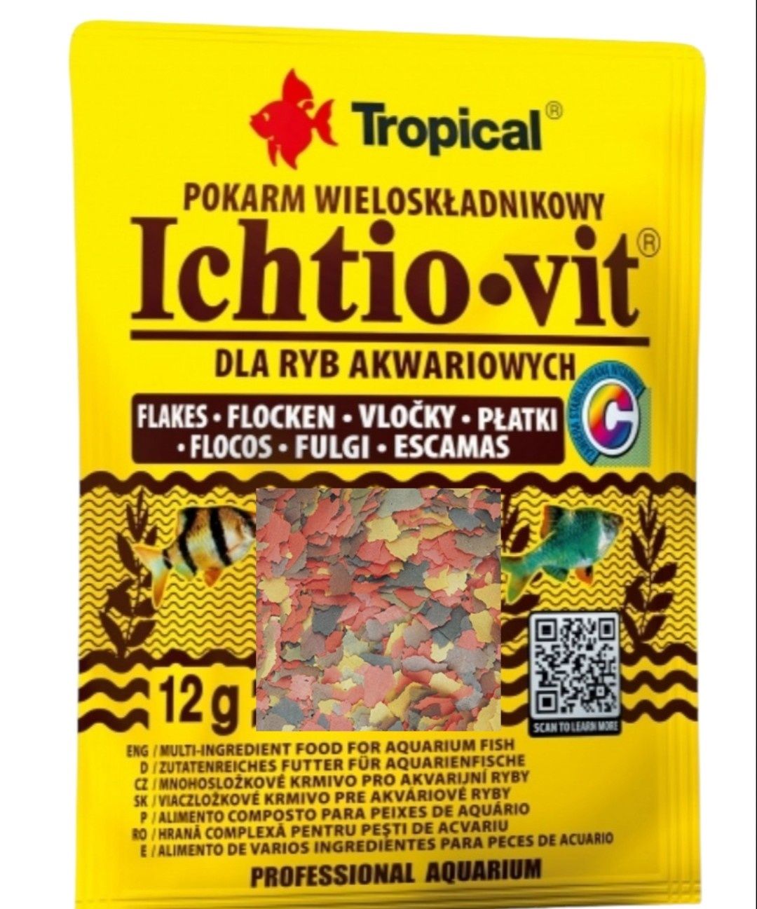 Karma dla rybek 12 g ichtio-vit tropical