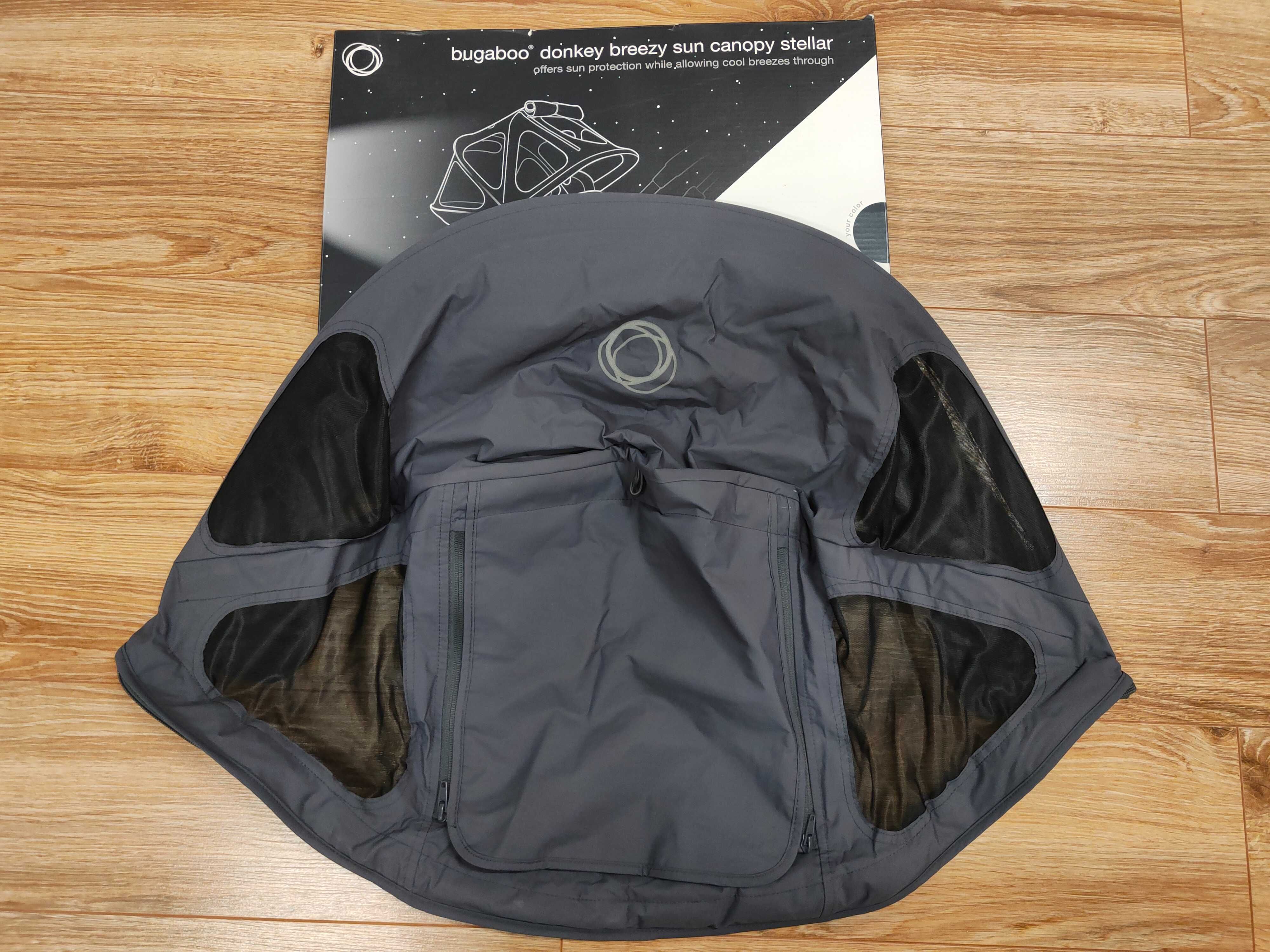 Bugaboo Donkey-osłona przeciwsłoneczna budka z moskitierą Deep Indigo