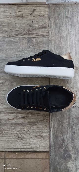 Buty damskie Michael Kors czarne logowane