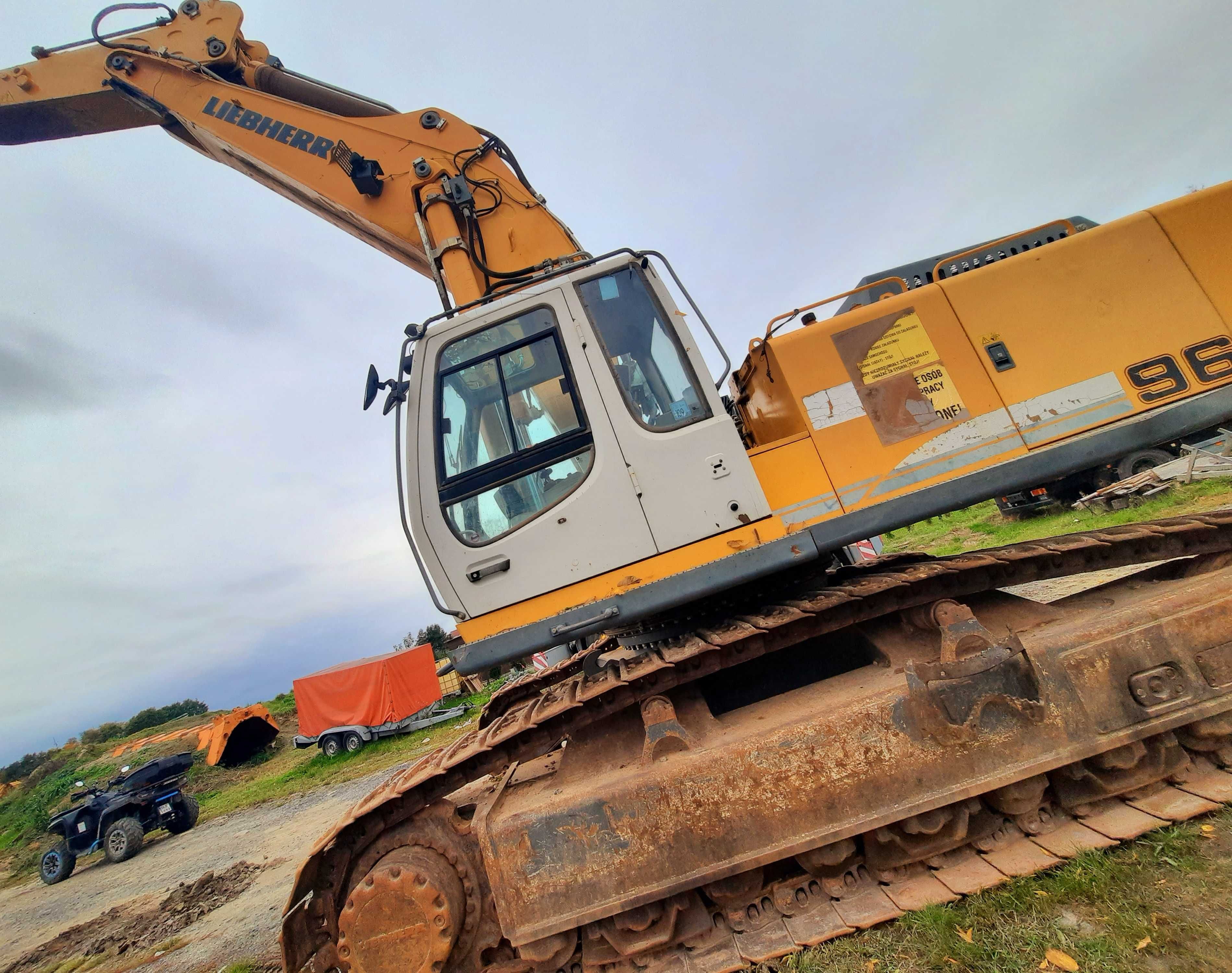 koparka liebherr 964 c 974c ramie kopiące boom banan