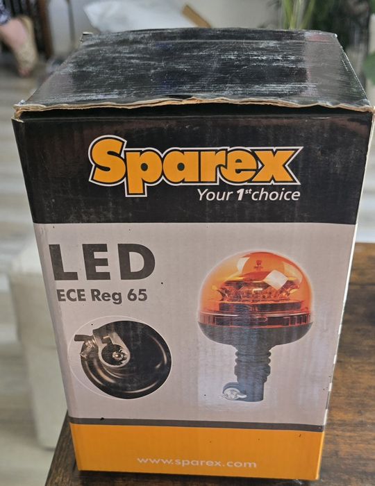 Lampa błyskowa LED, 3 Funkcje, 12V (DC), 24V (DC) Mocowana na trzpień