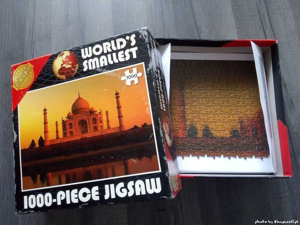 puzzle 1000 world's smallest The Taj Mahal KOMPLETNE