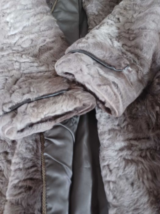 damskie naturalne futro, karakuły, L, XL