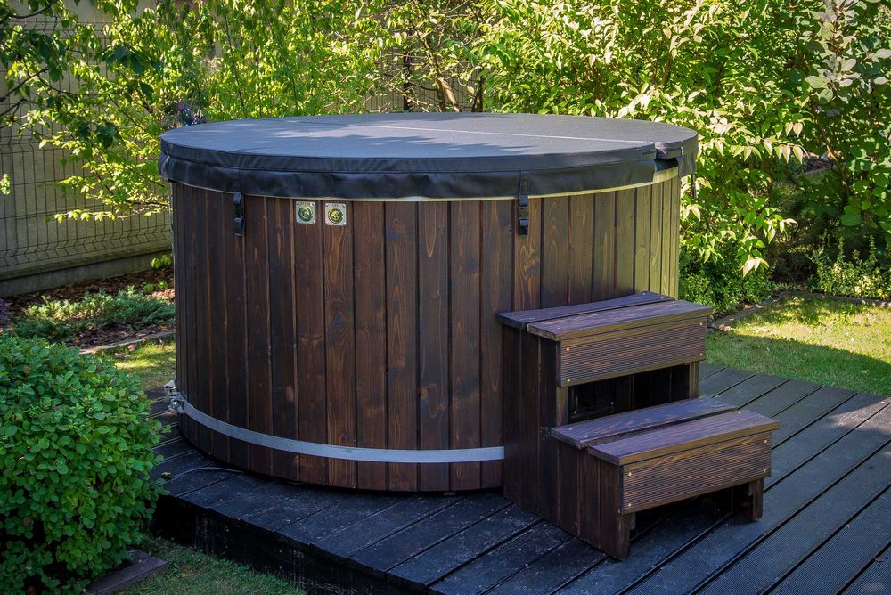 Balia ogrodowa ELEKTRYCZNA Jacuzzi Hot Tuba Gorąca Beczka hydromasaż