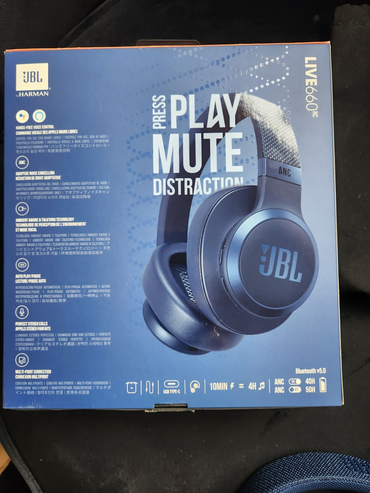 JBL Live 660NC Навушники з мікрофоном