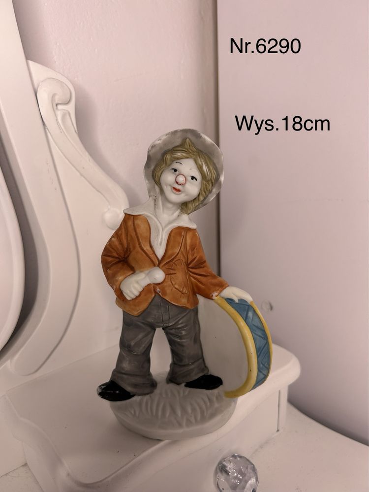 Figurka ceramiczna klaun, pajacyk nr.6290