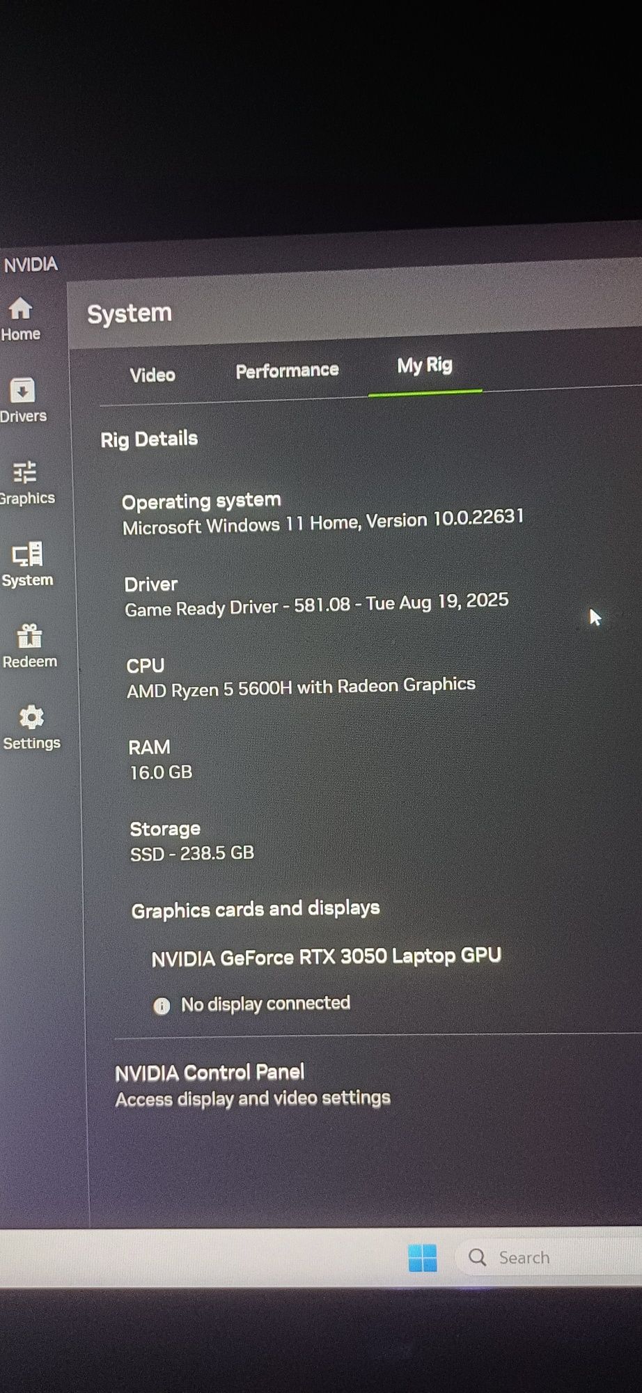 Lenovo IdeaPad Gaming 3 15ACH6