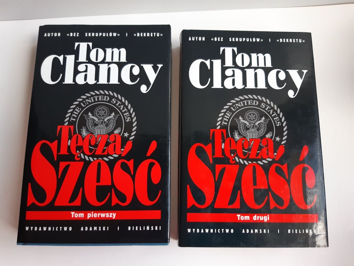 Tom Clancy Tęcza Sześć tom pierwszy i drugi Kopmlet