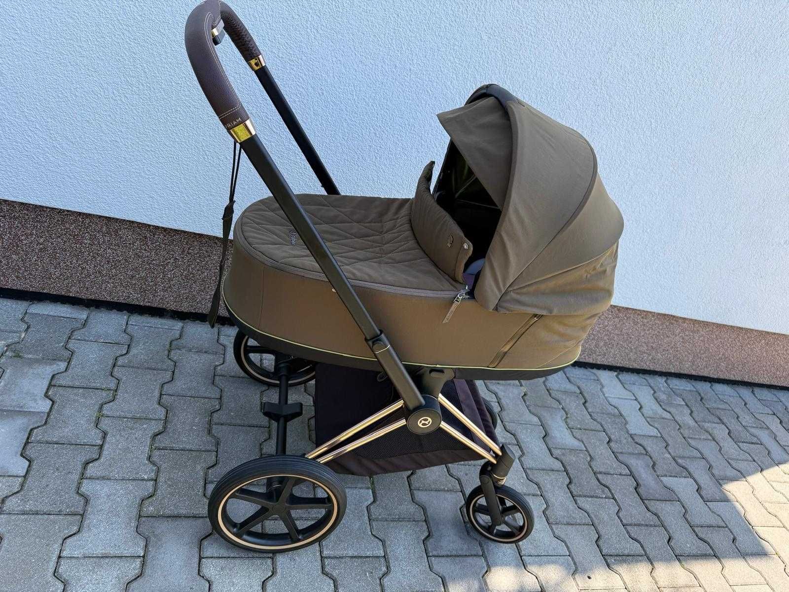 Cybex Priam 2.0 gondola + spacerówka + dodatki