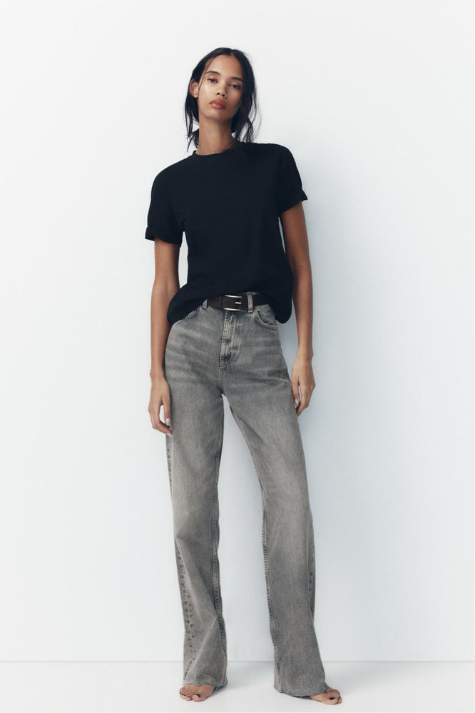 Джинси ZARA, wide leg з високою посадкою