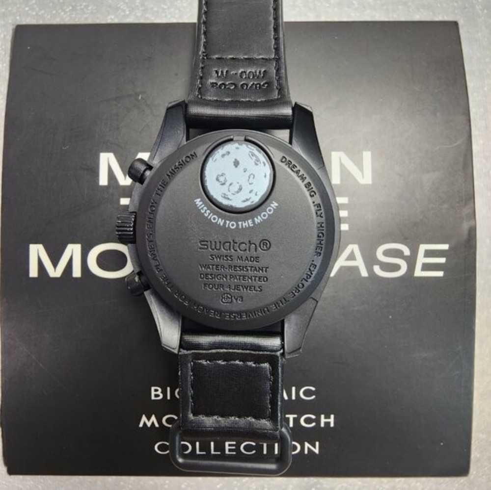 Snoopy x Omega x Swatch SO33B700 - Nocna Faza Księżyca w Zegarku