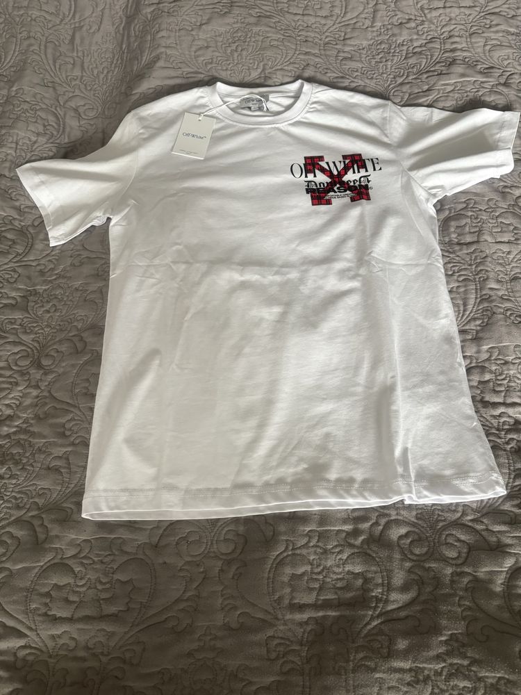 Biala koszulka off white x kaws