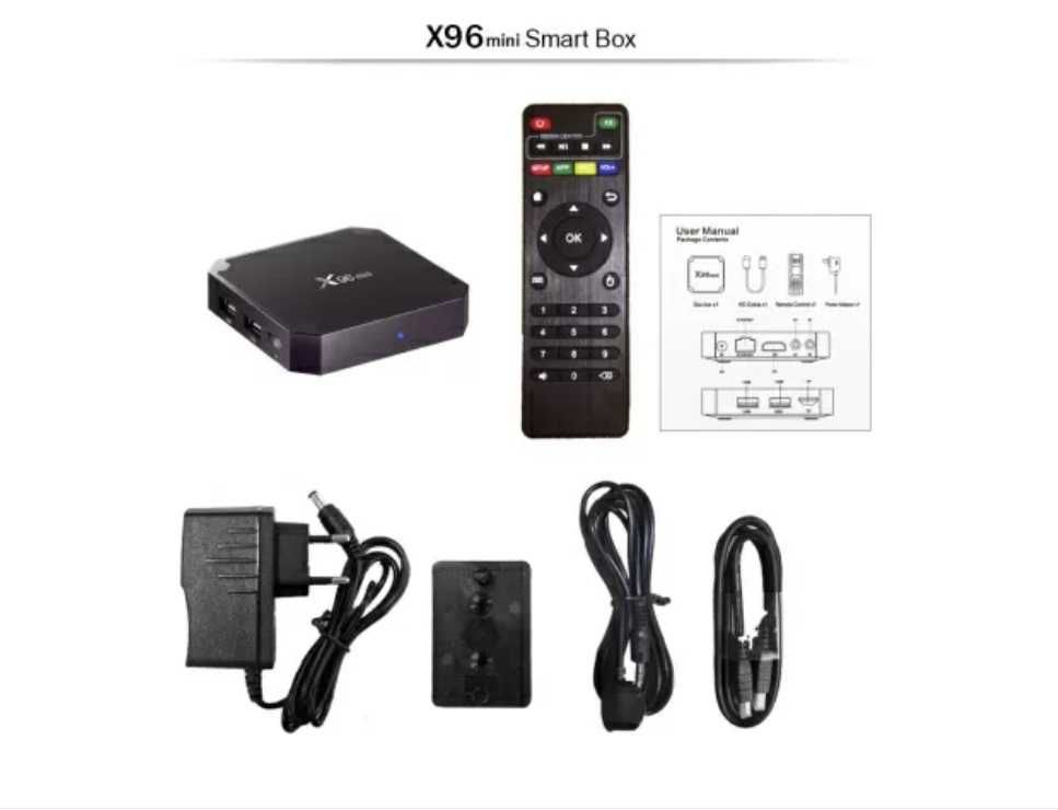 ТБ приставка X96Mini оригинал Android Smart TV Box 2/16