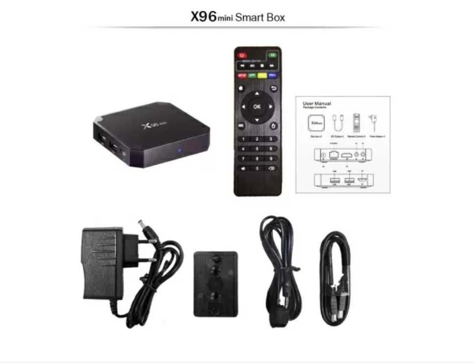 ТБ приставка X96Mini оригинал Android Smart TV Box 2/16