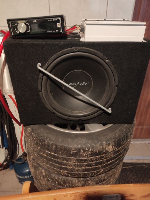 Radio JVC wzmacniacz subwoofer