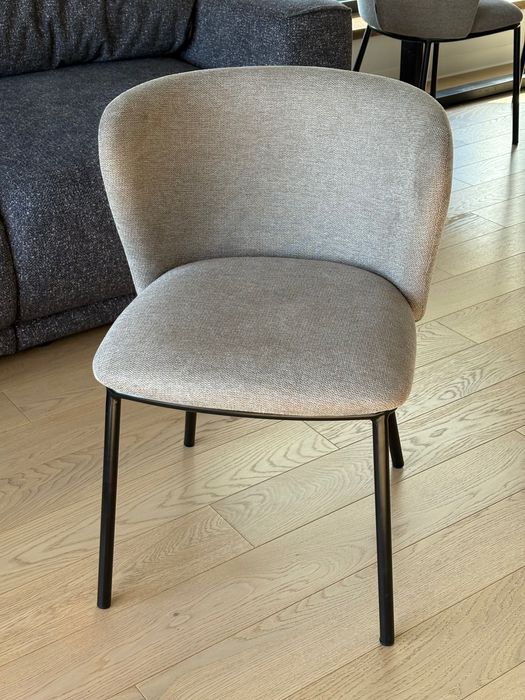 2 x nowe Krzesła tapicerowane do jadalni Kave home cena za komplet