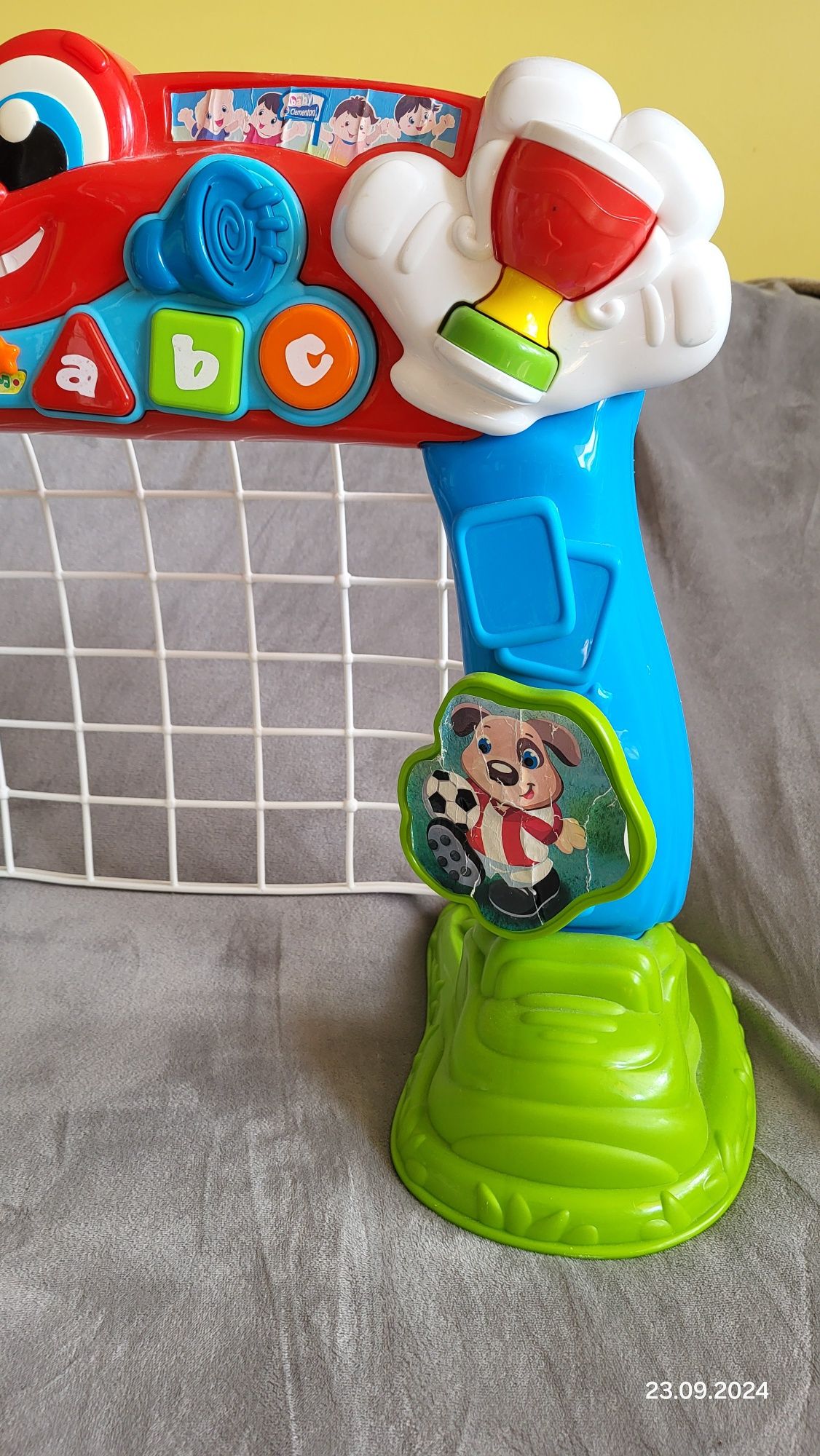 Bramka baby clementoni piłka nożna interaktywna mówi