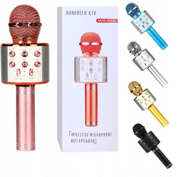 MIKROFON BEZPRZEWODOWY Z Głośnikiem Karaoke Bluetooth