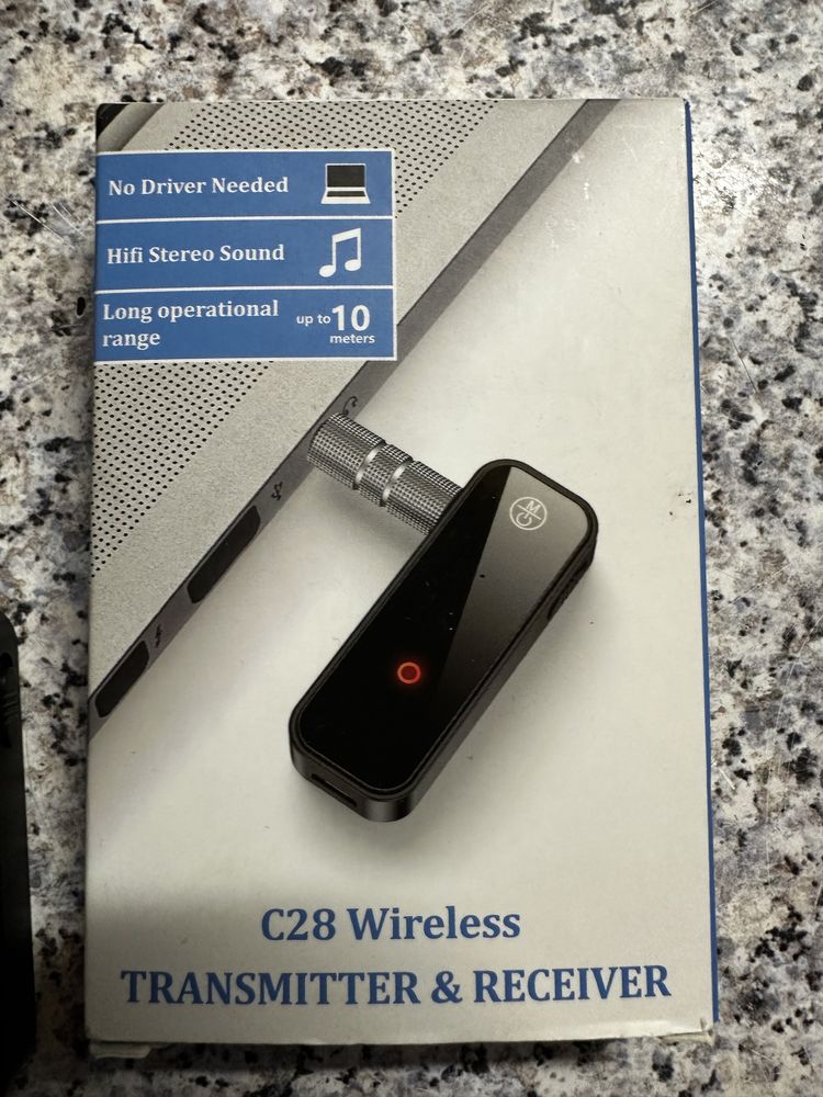 Аудіоадаптер Bluetooth C28 Wireless, ресівер