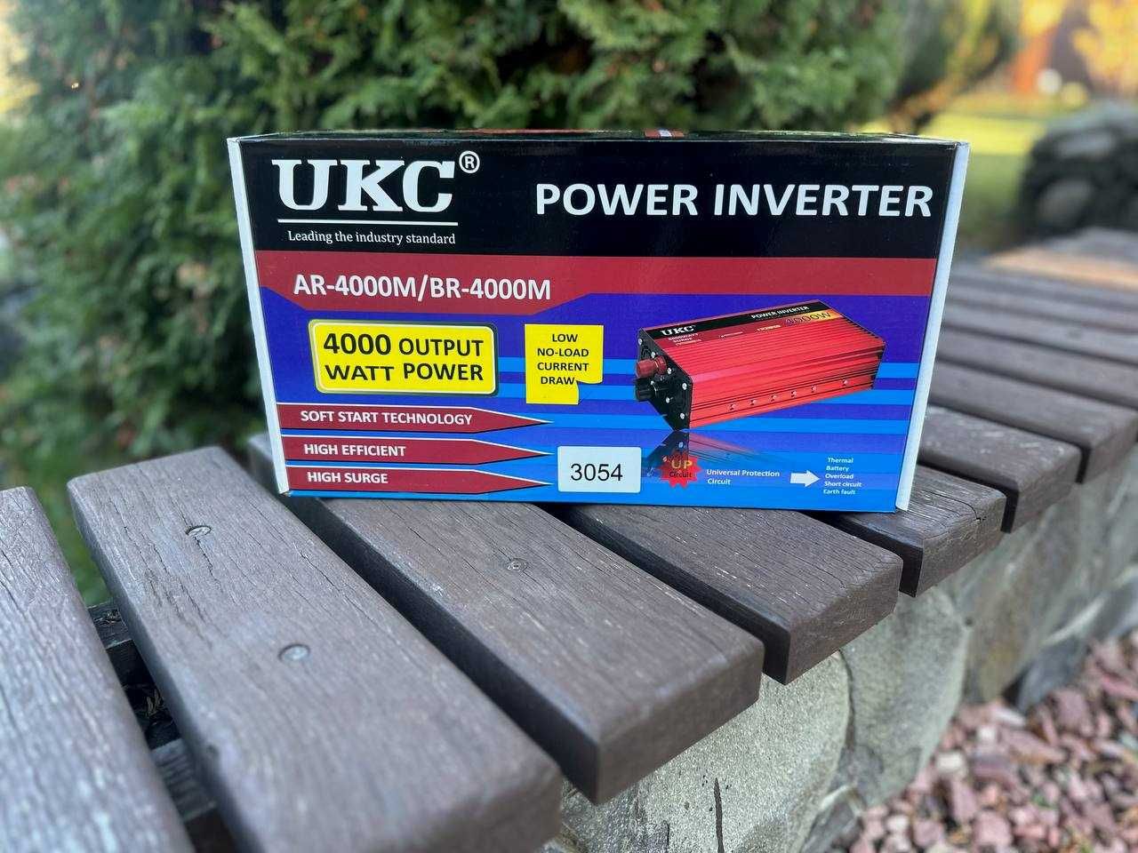 Преобразователь инвертор 12v 220v 4000W плавный запуск. Пиковая 8000W