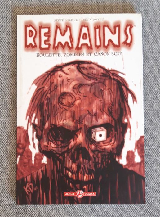 Bd em francês "REMAINS roulette, zombies e canon scié"