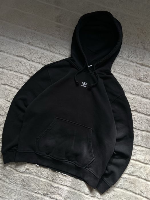 ADIDAS (S) Essential Hoodie Fleece женское худи на флисе оригинал черн