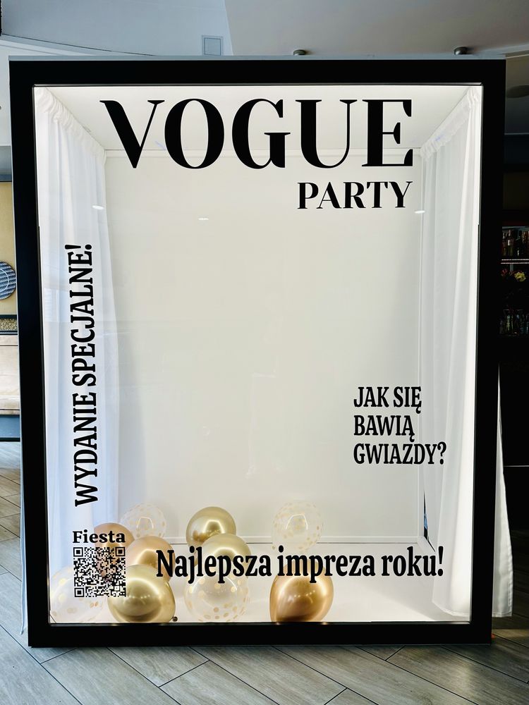 Fotobox Fotobudka PhotoBox Vogue Party WYNAJEM!