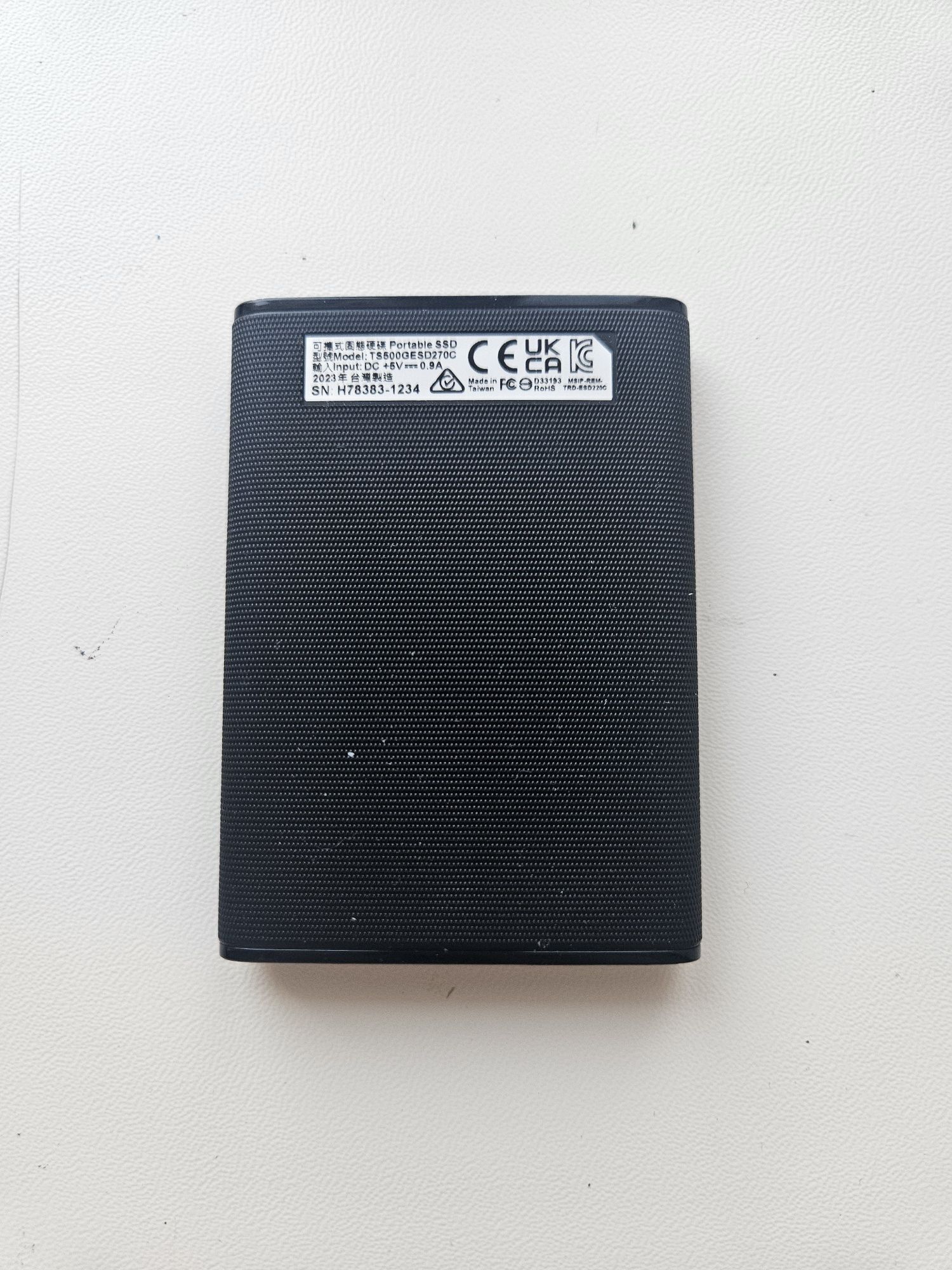 SSD диск Transcend ESD270C 250/500GB USB 3.1 Type-C