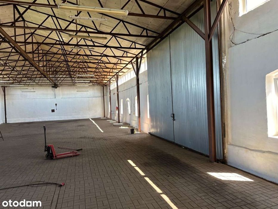 Wilczkowo 26 hala produkcyjna, dom magazyny