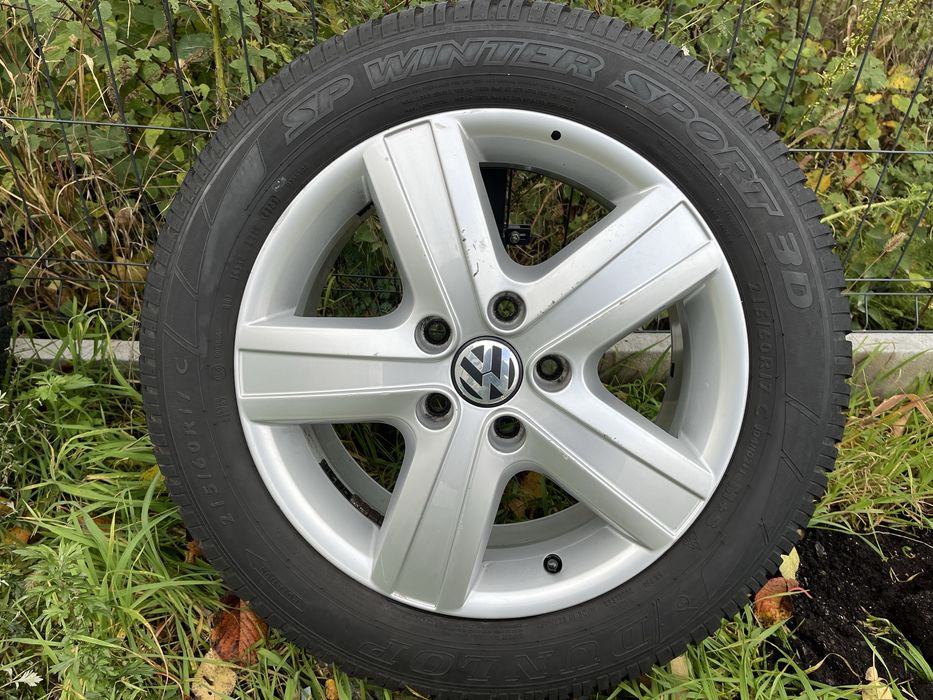 Koła zimowe 17” VW Multivan Caravelle Dunlop Winter Sport 3D 2023r