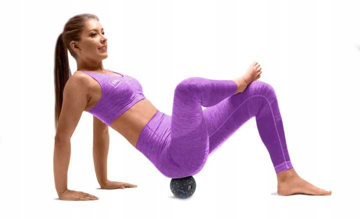 Piłka do masażu ćwiczeń ROLOWANIA piłeczka piankowa twarda EPP 8CM KR