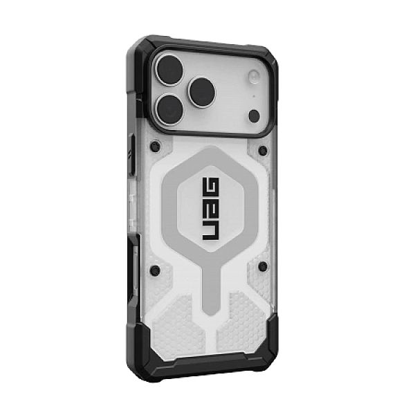 Etui UAG Pathfinder Clear MagSafe na iPhone 17 Pro Max - biało-szare