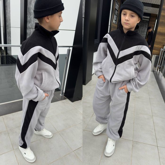 ‼️Дитячий флісовий костюм. Щільний фліс!!! Р: 134-140,146-152,158-164