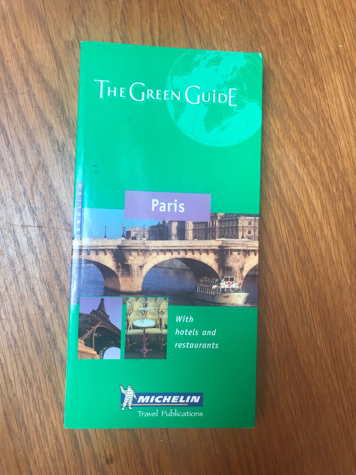 The Green Guide Paris przewodnik po Paryżu po angielsku Michelin Paryż