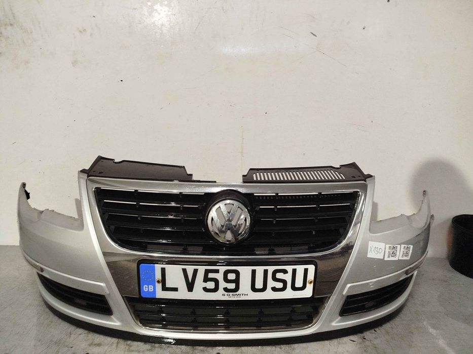 + ZDERZAK PRZÓD PRZEDNI VW VOLKSWAGEN PASSAT B6 LA7W SREBRNY