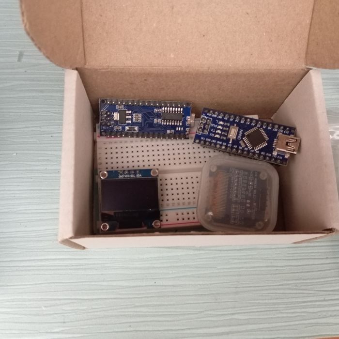 Ардуїно|Дисплей олед|Мотор