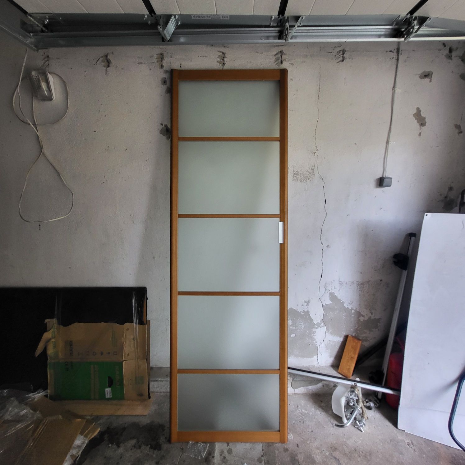 Drzwi loft przesuwne szklane