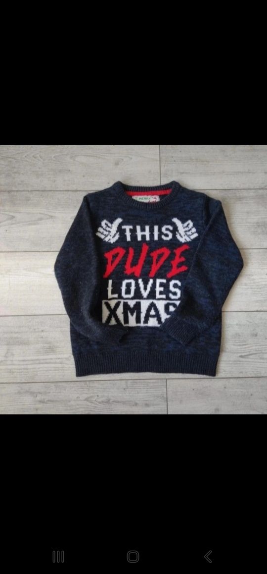 Sweter świąteczny r. 134