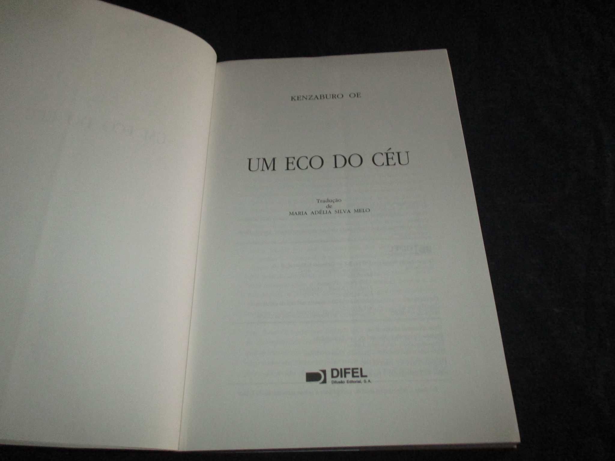 Livro Um Eco do Céu Kenzaburo OE