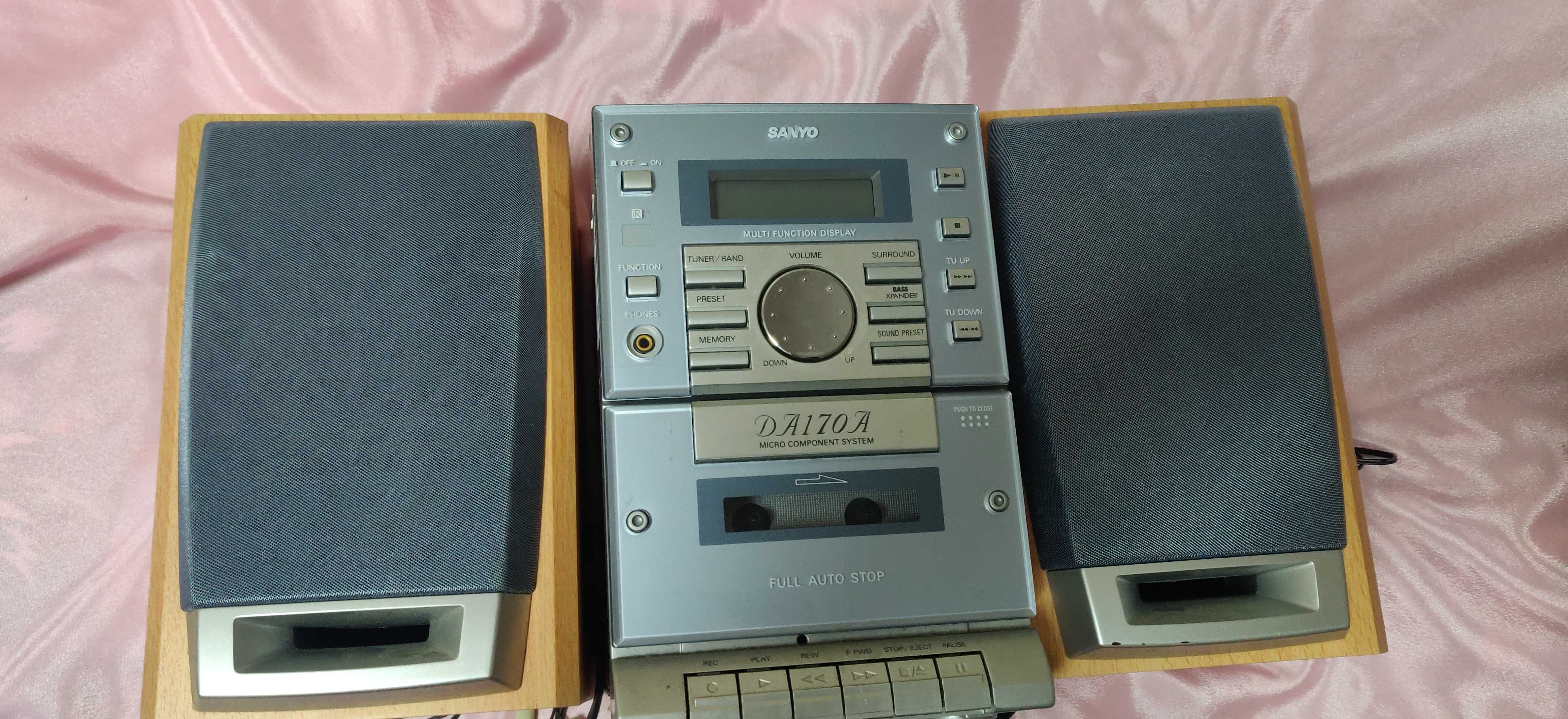 Sanyo da170a hifi mini  музичний центр