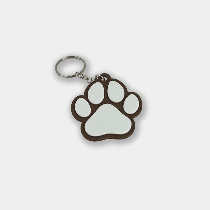 Brelok Łapka Psa - Brązowa