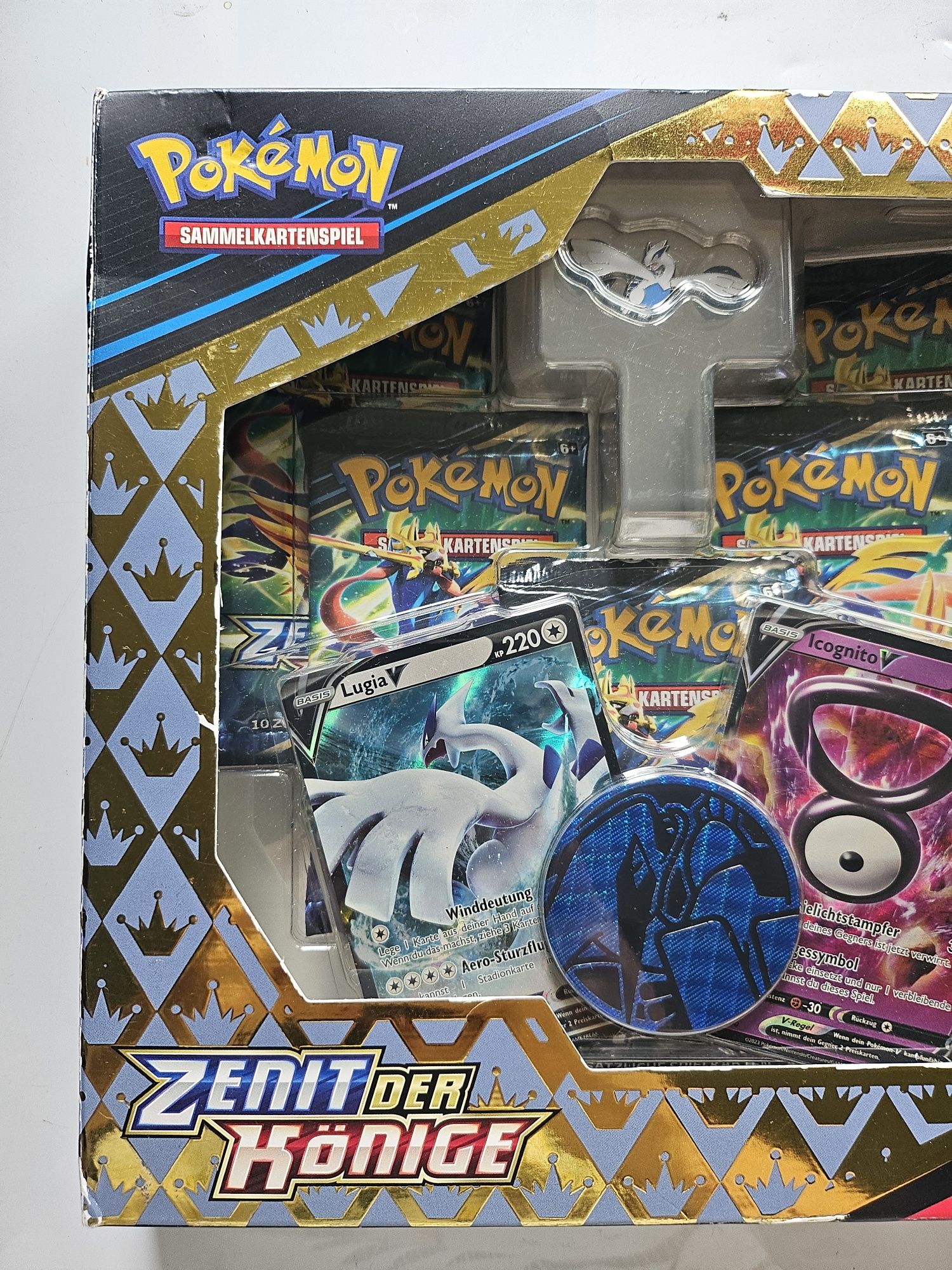 Pokémon TCG Zenith der Konige Incognito V i Lugia V Kolekcja Specjalna
